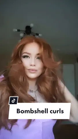 Bombshell curls using hot rollers 🛼👩🏼‍🦰#hairtutorial #bombshellcurls #bombshellhair #hotrollers #rollers #hairtok #redhead #redhair #redheadgirl #fyp #hairstyles #layeredhaircut