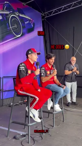 2 questions I have from this: why IS Charles so beautiful? And how much does Carlos love Charles? 🥲 #charlesleclerc16 #ferrarif1team #carlossainz55 #australiangp