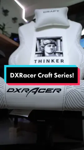 Feeling smarter already sitting in the Thinker Craft chair by @DXRacer USA huge thanks! #dxracercraft #dxracer #gamingchair #craft #pcmr #desksetup #pcsetup #techtok