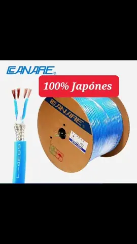 Cable para micrófono🎤 Canare L-4E6S 💯Japónes ORIGINAL un cable de audio Star Quad ultraresistente de primer nivel. #canare #alecom #alecomled