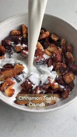 Oh my, it’s homemade cinnamon toast crunch and it’s so good! 🙌 Inspired by: @Baked by Melissa