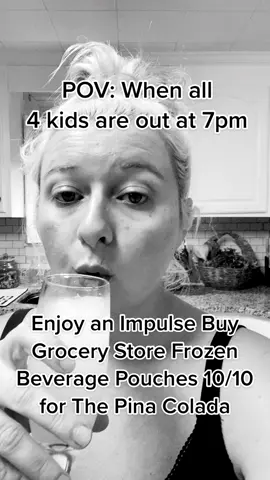 Pretending I’m on the Beach #ByeByeSundayBlues #momof4 #pinacolada #kidsbedtime #adultingmyway #momtimeout #frozencocktail