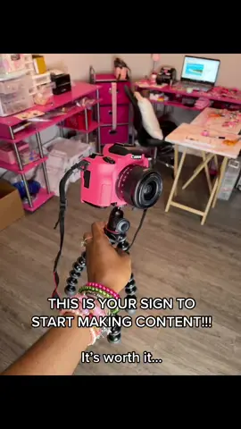 This is your sign to become a content creator/YouTuber! I can help