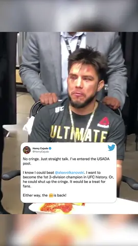 Could it be?? 😱 #UFC #henrycejudo #return #pizza