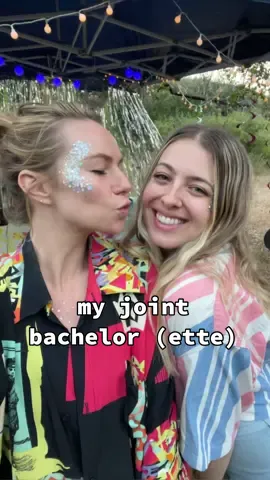 our joint bachelor (ette) disco camping party in ojai