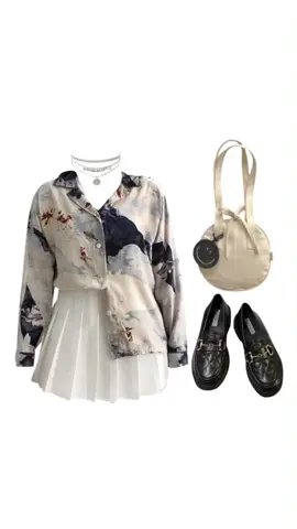 #foryourpage #kemeja #skirts #outfitoftheday #ootdinspiration #girly #fypage