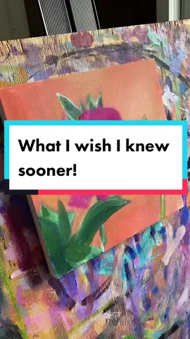 Go forth and make ugly artworks! It’s good for the soul. #artist #paintersoftiktok #arttips #paintingprocess