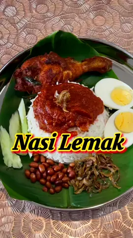 #nasilemak #nasilemakrecipe #malaysianrecipe #MalaysianFood #bukapuasa #ramadanlive #ramadan2022 #MYFoodie #FoodLover #madebythurgavj #villagestyle #MakanLokal #makanlocal #malaysiandish #nasilemakayam #ayamgorengmamak #indianfriedchicken #sambal #boiledegg #anchovies #peanut #cucumber #chicken #bananaleaf #pandanleaf #egg