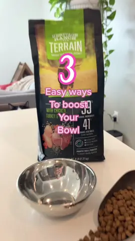 If you can stretch for it, I also highly recommend adding an age-appropriate multivitamin! They help to fill any gaps for nutrients they might not be absorbing well through their food 🥣 #kibbletips #dogfod #doghealth #healthydog #dogfoodtips