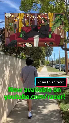 Vibe out with our hour-long #Razer Chillhop Stream on YouTube! 😎🎶🎧💚 #chill #music #vibes #ComeDanceWithMe