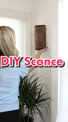 This is one of my favorite recent DIYs!! #lizfenwickdiy #DIY #lighting #hack #decor