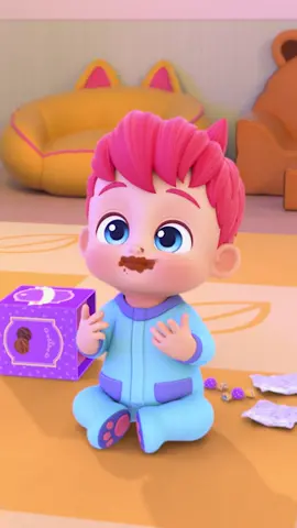 Bebefinn getting caught eating sweets! 🍿 #Bebefinn  #Pinkfong  #Babyshark  #sweets  #Babytiktok #kids #fyp #fypシ