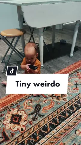 The darndest things #cutebaby #kidsareweird #momtok