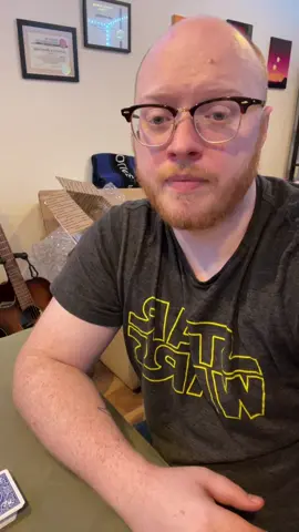 Quick card trick. Love, peace, and chicken grease ❤️