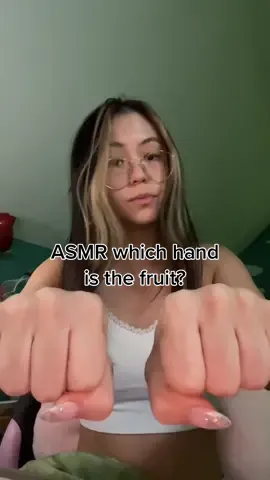 choose a fist wisely 😏 #asmr #guess #fastasmr #fruit