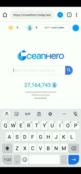 the apps are ecosia and oceonhero‼️  #Scientistprotest#Stopfossilfuel#LetTheEarthBreathe