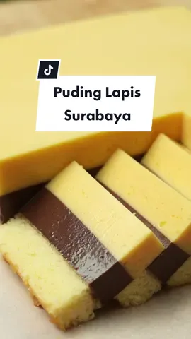 Legit & Wangi! Resep PUDING LAPIS SURABAYA [Tips Layer Nempel Sempurna]Resep lengkap bisa cek di YouTube Channel Devina Hermawan.