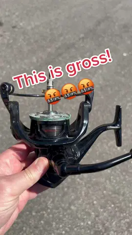 Clean your fishing reels! #jandhtackle #fishing #jigging #gross #corrosion #saltwaterfishing #offshorefishing