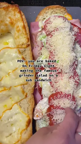 Chef kiss on this #grindersalad #foodtiktok #subsandwiches #sandwiches #recipes #fyp #ComeDanceWithMe #🍃