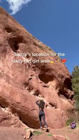 Red rocks has my heart #hotgirlwalk