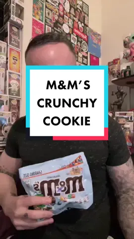M&M’s Crunchy Cookie #mandms #foodreview #FoodTok #chubster #teamchubster #PassTheBIC #ComeDanceWithMe #chubbymittens #fyp #snacks #yass