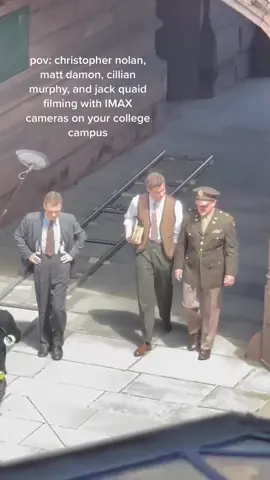 Princetons used for a lot of movie backdrops but Oppenheimer by Christopher Nolan is gonna be crazy seeing campus set in 1945 🤣 #pov #filmmaking #princeton