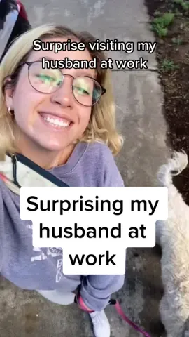 One day apart and we don’t know how to act 😂 #husbandandwife #couple #surprise #relationshipgoals