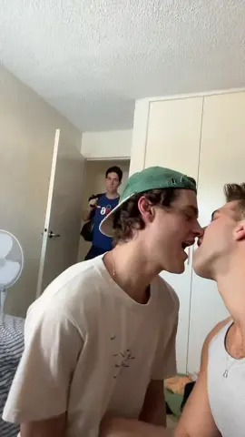 My brother just walked in on me and his best friend 😱 #fyp #gay #brother #boyfriends #caught