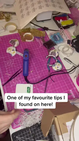 #tipsandtricks #tips #disneyinspired #smallbusinesstiktok #gluegunhack #hacksandtips