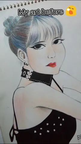 Before & Now 😪☺️ #fyp #foryou #bts #blackpink #foryourpage #fanart #art #fypシ #viral #kavi_arts8 #kpopforyou #kpop #kpopdrawing #dofollow #fanart #artistontiktok