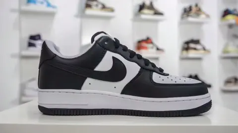 Nk Air Force 1'07 Low Black and White Panda Air Force No.1 Low Top Leisure Sports Shoes
