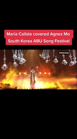 Balas @limajaoke Maria Calista di acara song festival TV Korea Selatan - Karena Ku Sanggup #mariacalista #fypシ #agnezmo #agnesmonica #highnote #abusongfestival