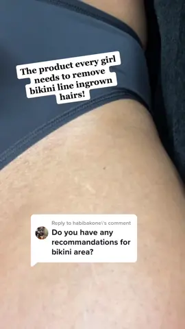 Reply to @habibakone A SMOOTH BIKINI LINE AREA! 🐱 #skincare#ingrownhair#hairremoval