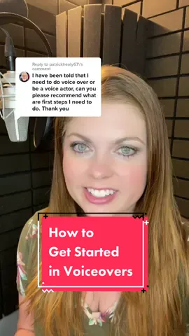 Reply to @patrickhealy67  here are some tips of 1st steps you can do to start on your #voiceover journey! #voiceactor #narrator @heathernicholsvo