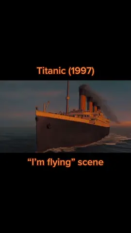 “Im flying” scene #titanic #titanicmovie #jackandrose