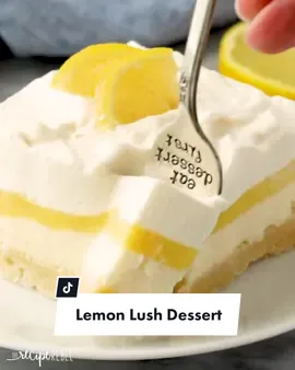 Lemon lush dessert: from scratch 🙌🎉 Light, creamy and tangy. (Recipe at the link) #lemon #desserts #desserttiktok #dessertrecipe #desserttok #bakingrecipe #baking #bakingtiktok #bakingtips #bakingtok #EasyRecipe #EasyRecipes #easyrecipesathome #foryoupage #fypage