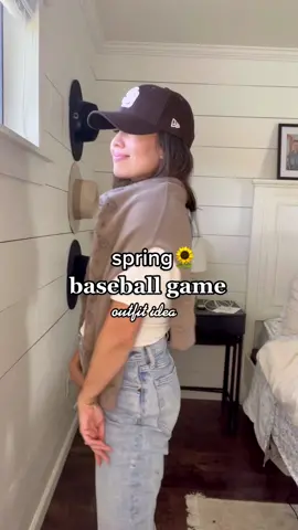 Denim, dad shoes, a simple top + crew neck over your shoulders 🤎hat makes for cute photos too!! #outfitinspo #baseballgameoutfitinspo #baseballgameoutfits #outfitidea #momoutfitideas