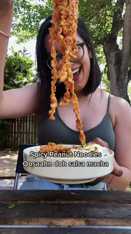 Reply to @cindii_24  let’s combine two cultures into one delicious noodle dish 🤤 using Kuali’s Salsa Macha de cacahuate 🥜 #spicynoodles #spicypeanutnoodles #salsamachamexicana #salsamachaconcacahuate