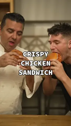 Crispy Chicken Sandwich @Buddy Valastro #cakeboss #crispychickensandwich #buddyvalastro #isitcake