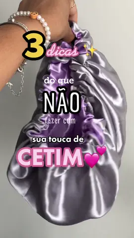💕 pra quem ama sua touquinha #touca #toucadecetim #cetim #fyy