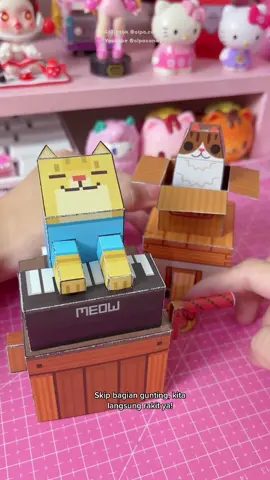 Kucing keyboard #papercraft #pepakura #DIY #dudul #bukandudul #DIY #origami #handcraft