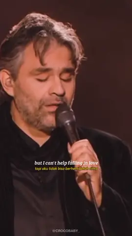 dalem bgt lirik nya.. #cantfallinginlovewithyou #elvispresley #andreabocelli