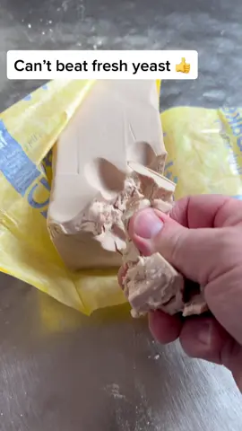 1kg of fresh yeast. This is what gives our dough life and it stinks😂 #bakerdad #familybusiness #bakersuk #yeast #freshyeast