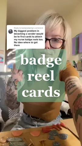 Reply to @kampredwing  if you don’t want to make your own there are templates & premade cards to order! #badgereels #badgereelmaker #smallbusinesspackaging #packagingideas #diypackaging #silhouetteamerica #stampmaker #diylogostickers #diylogo #vendortiktok #vendortok #craftfair #vendorbooth #farmersmarket #sellinghandmade