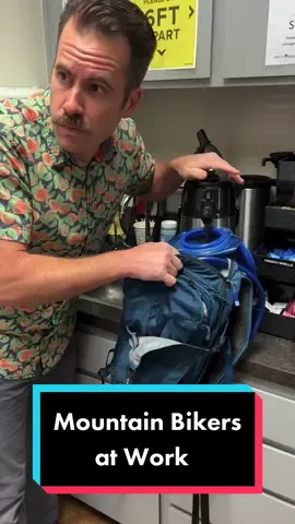 Mountain Bikers at Work. 🚲 ⌨️ #mtb #mtblife #bike #bikelife #biking #biker #mountainbike #mountainbiker