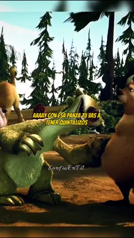 🤭😂 Deberías verlo eh. #escenasgraciosas #sidelperezoso #humor #momentossid #pelicula #laeradehielo #bromas #perezoso #duo #dreamworks #disney