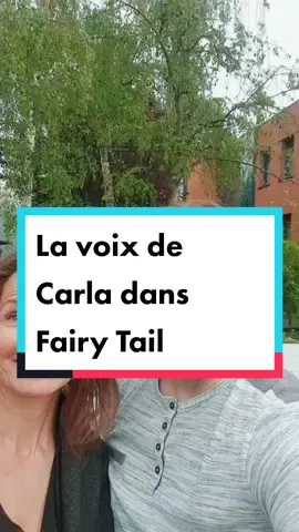 Un grand merci a Frédérique Marlot, qui n'avait presque plus de voix suite au studio 😅🥰 #anime #manga #doublage #fairytail #vf #comedien #voiceactor