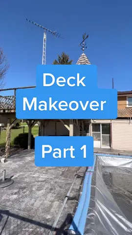 Welcome to the first backyard project of the season #deckmakeover #homerenovations #deck #GradeUpWithGrammarly #LiveOutlandish
