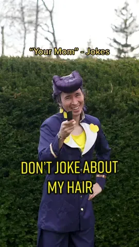Don’t joke about my hair #anime #jojosbizarreadventure #josuke #manga #fy