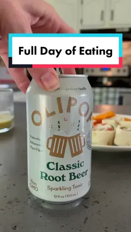 A full day of eating! #olipoppartner #olipop #foodtiktok #FoodTok #fulldayofeating #snackideas #mealideas #breakfast #lunch #dinner